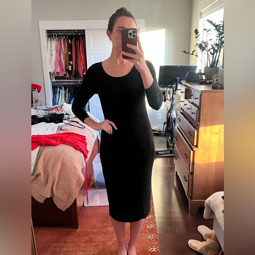 Marine Layer 3/4 sleeve knit dress